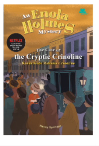 Image of the cryptic crinoline an enola holmes mystery