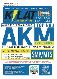 Image of KITAB KILAT BELAJAR CEPAT AKM DAN SURVEY KARAKTER SMP/MTS