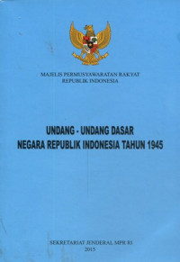 Image of Undang-Undang Dasar Negara Republik Indonesia Tahun 1945